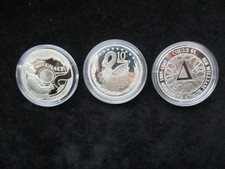 3 x 10 Euro Irland Silber PP