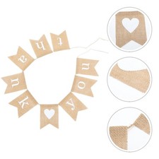  Jute Hessian Sackleinen Danke