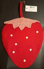 2 Stück Erdbeere Filz Zum