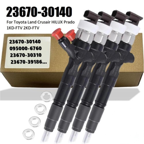 4pcs injektor 23670 - 23670-30140, für