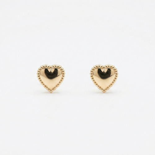 14k massiv gelbgold herz - 14k,