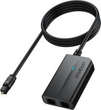 "Toslink Splitter 1 in 2 Out