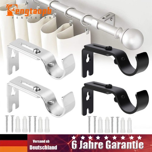 2pcs gardinenstange halterung - 2pcs,