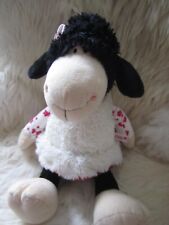 XL Nici Kuscheltier Schaf Mäh Jolly Lynn Kirschblüte ca 50 cm groß, wie neu !