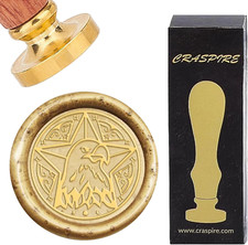 Adler-Wachssiegelstempel, 25