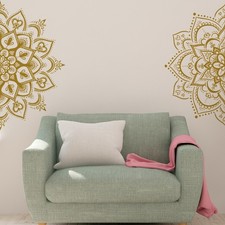 Mandala Wandtattoo Lotus