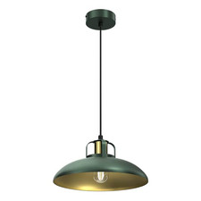 Euluna Pendelleuchte Felix Deckenlampe Hängeleuchte Lampe E27 grün gold 1-f732