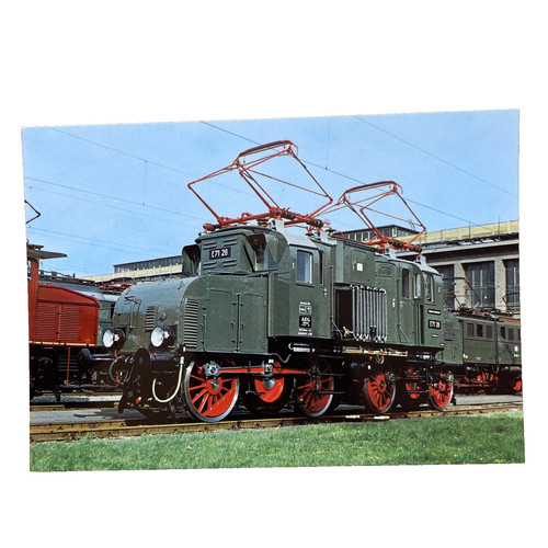 Postkarte zug eisenbahn lok - postkarte,