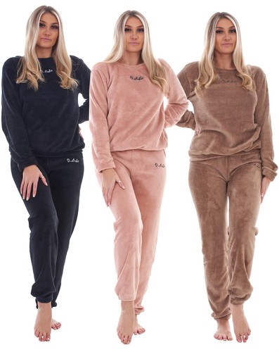 Damen fleece pyjama set - fleece,