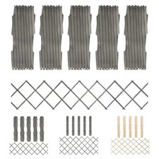 5 Stk. Holz Rankzaun
