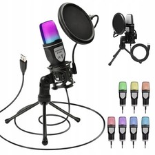 Kondensator Microphone Kit USB Gaming Mikrofon PC Streaming Podcast USB Mikrofon