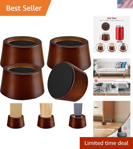 Bed risers inch wooden - 2,