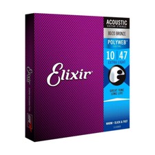 ELIXIR 11000 Polyweb 80/20 Bronze Extra Light ❘ Gitarrensaiten ❘ .010-.047