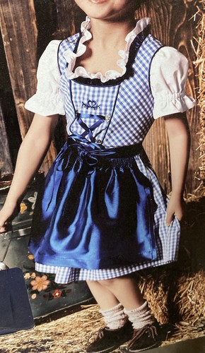 Teiliges mädchen dirndl - 3,