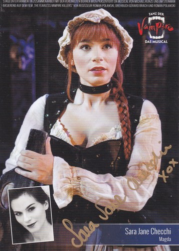 Autogramm sara jane checchi - jane,