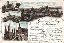 AK Gruss aus Bamberg, gelaufen