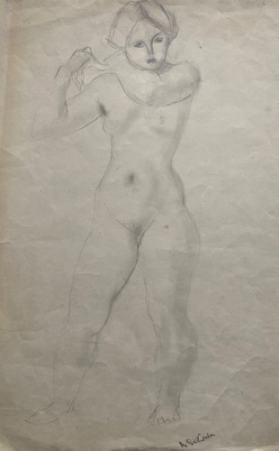 Jugendstil bleistift zeichnung - jugendstil,