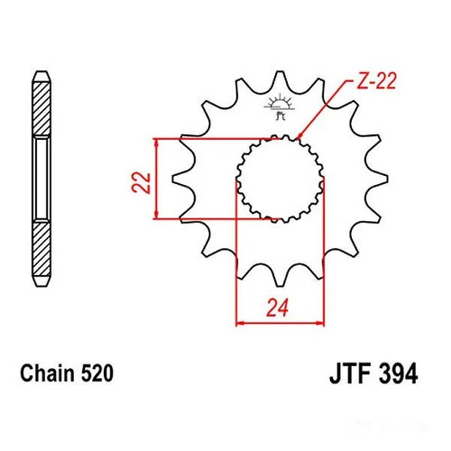 Ritzel zähne 520 teilung - ritzel, 520-teilung