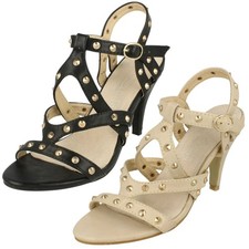 Damen Spot On High Heel Nieten