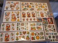 110 DDR Abziehbilder Einzelbilder Weihnachten Schlümpfe Schneemann (5)