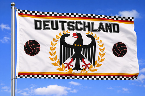 Deutschland fahne fußball - deutschland,