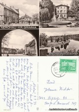Ansichtskarte Nerchau 4 Bild AK ua Bahnhof 1978