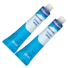 2 x Pelikan Deckweiß