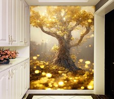 3D Golden Baum H5480 Tapete