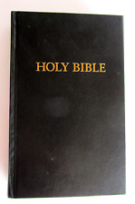 The Holy Bible King James Version Large Print Edition Hardcover Black