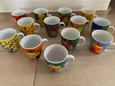 13 Kaffeebecher von Jacobs Krönung, mit 13 verschiedenen Motiven