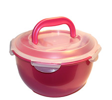 RUNDE Lock und Lock LocknLock Vorratsdose MIT HENKEL 4 Liter HIMBEERE