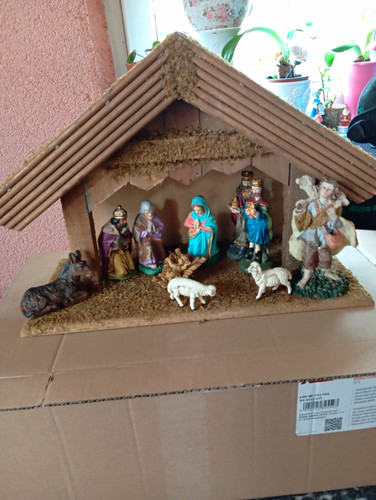 Weihnachtskrippe krippenstall - weihnachtskrippe,