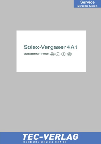 Solex vergaser 4a1 - solex,