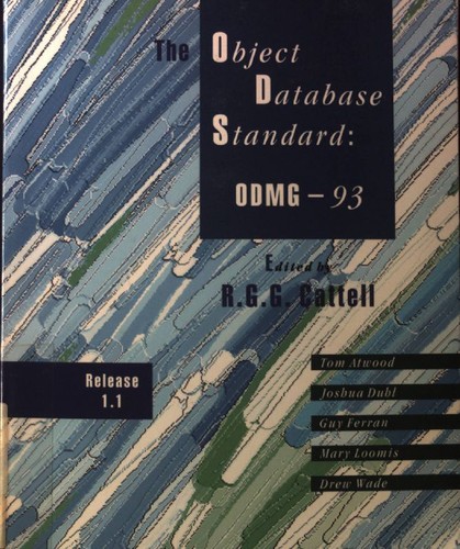 The object database standard - the,
