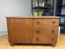 Kommode, Kirschbaum-Furnier mit abgenutzter Oberfläche sonst guter Zustand