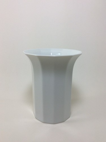 Rosenthal polygon weiß vase - rosenthal,