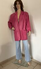 Clan Oversized Vintage Hochwertige Lederjacke M40/42  Echtleder Hipster Blogger