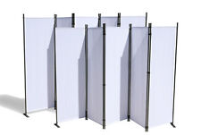 2 Stück Paravent 5 teilig Weiß  Raumteiler Trennwand Sichtschutz NEU & OVP