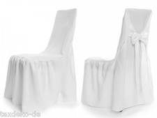 Stuhlhussen mit Schleife für Stühle Modell WIEN Stuhlbezug Stapelstühle Event