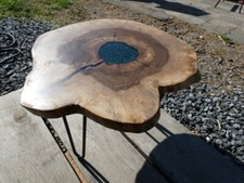 Baumscheibe nussbaum epoxid - nussbaum,