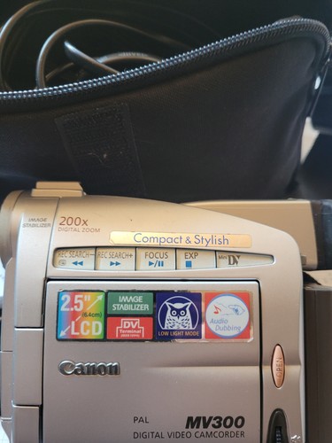 Canon mv300 pal - canon, video