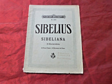 SIBELIUS Sibeliana 10 Klavierstücke Edition Breitkopf 3568