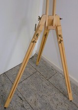 ausziehbare verstellbare Staffelei Holz Standstaffelei H:185cm (ausgezogen)