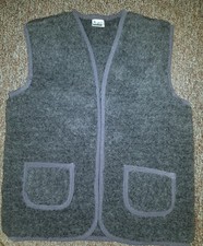 100% Schafwolle Weste Damen/Herren
