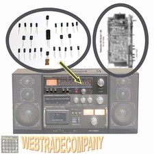 Telefunken Hifi Studio 1 (M) Elko Reparaturset HF-Teil 26tlg + Einbaulageplan !