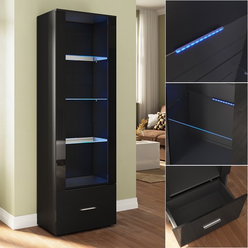 Glasvitrine mit led - glasvitrine,