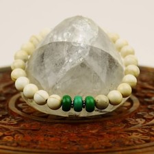 Armband beige muschel - beige, türkis