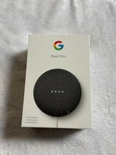 Google Nest Mini 2. Generation Smart Home Lautsprecher Sprachassistent Anthrazit
