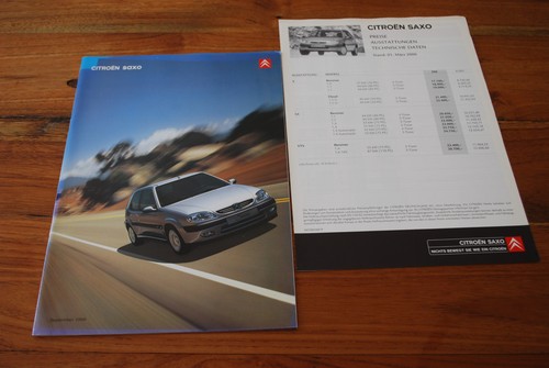 Citroen saxo prospekt - citroen,