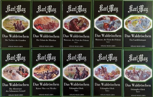 21x karl may buch - konvolut,